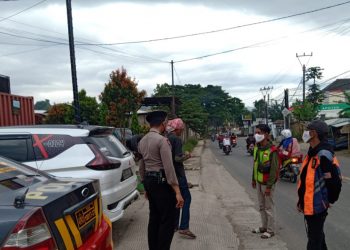 Tak Henti, Jajaran Polres Cimahi Lakukan Langkah Pencegahan Penyebaran Covid 19