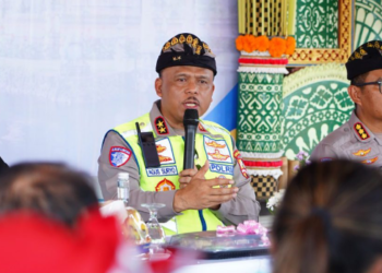 Polantas Menyapa Bali Perkuat Sinergi Jaga Keamanan Nyepi dan Mudik